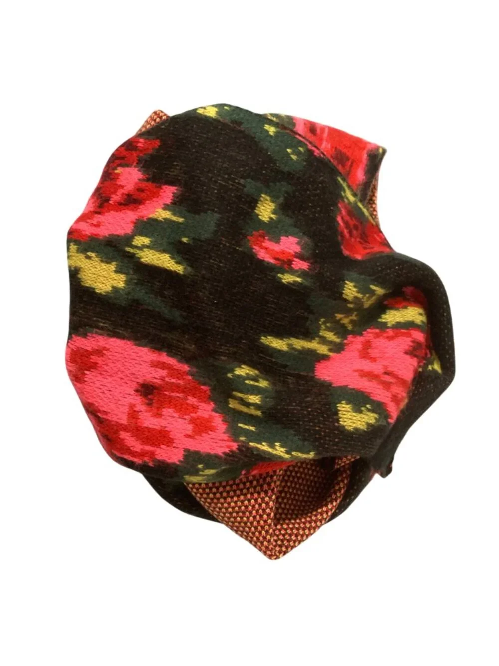 Betsey Johnson Deadstock Pink Black And Red Scarf Or Wrap